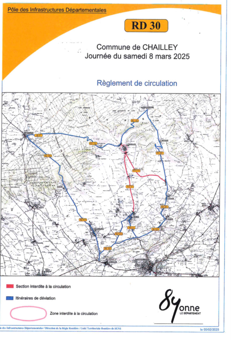 itineraire deviation GB